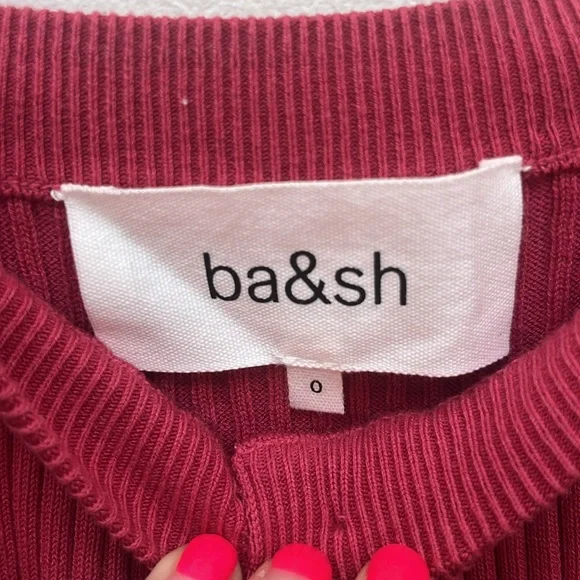 NWT BA&SH chaeri organic cotton dress - Picture 6 of 12